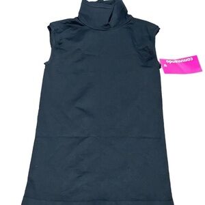 Commando Minimalist Womens L/XL
Black Sleeveless Mock Neck Pullover
Tank Top NWT